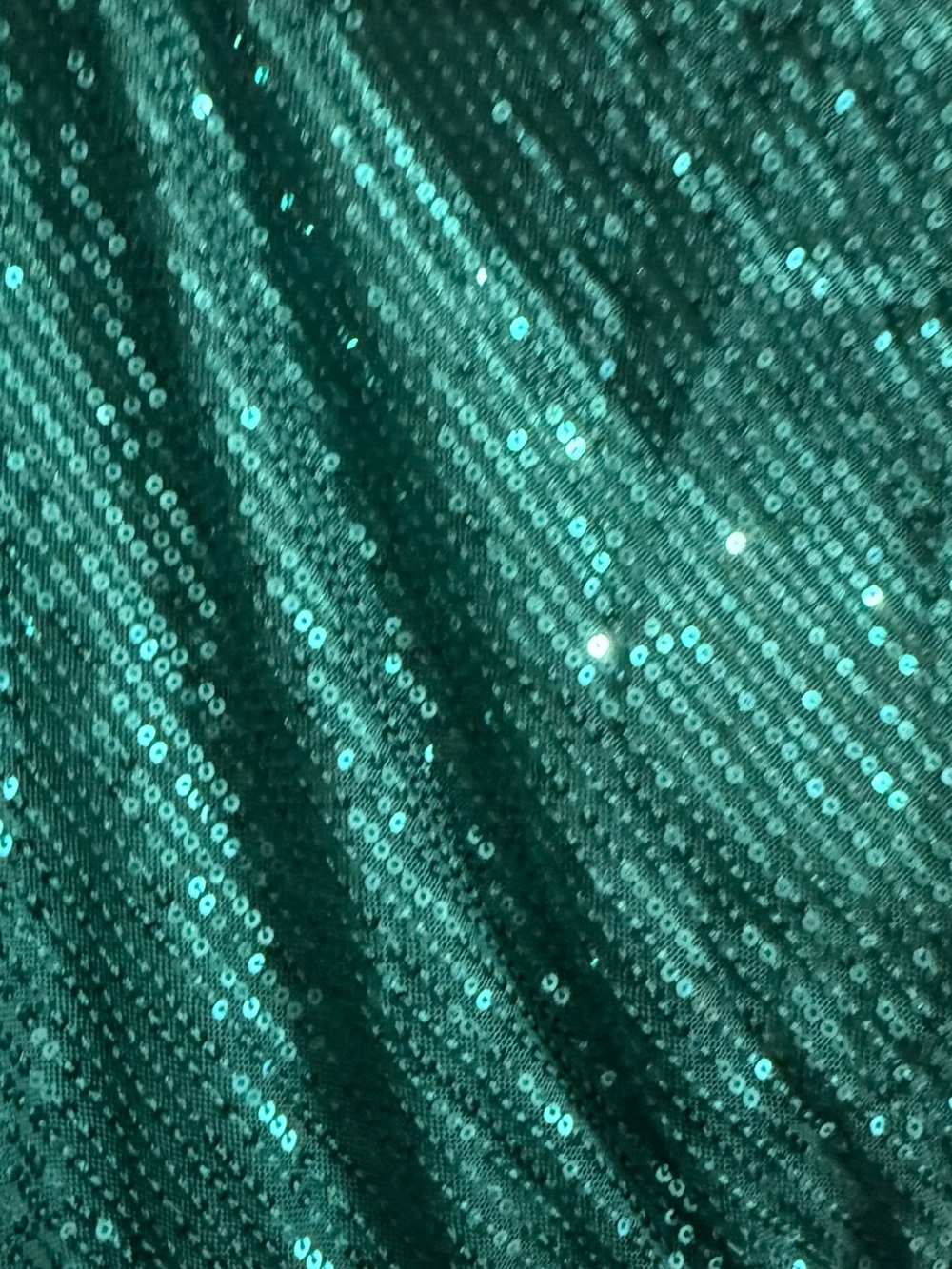 NWT Grace Karin Emerald Green Sequin One Shoulder Cocktail Dress L - Picture 2 of 12